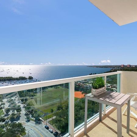 Ocean View Balcony Steps From Restaurants, Peacock Park & Marina Villa Miami Exterior photo